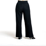 Iris von Arnim Damen Seide-Cashmere Hose St. Tropez schwarz Rückansicht