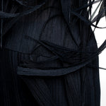 Issey Miyake Damen Avantgarde Top URBAN JUNGLE schwarz Detail