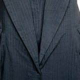 Marc Le Bihan Damen Trägerkleid schwarz – Stoffdetail