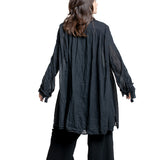 Rundholz DIP ladies long blouse black