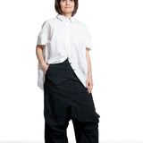 Rundholz Damen Bluse mit drapiertem Rücken paper Frontansicht