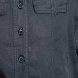 Rundholz DIP Damen Jacke schwarz glänzend Detailansicht Tasche