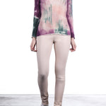 F Cashmere Damen Pullover Bruco 2 pink multicolor
