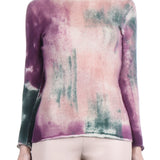 F Cashmere Damen Pullover Bruco 2 pink multicolor
