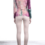 F Cashmere Damen Pullover Bruco 2 pink multicolor