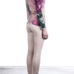 F Cashmere Damen Pullover Bruco 2 pink multicolor