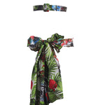 SAMANTHA SUNG Damen Kleid AUDREY mit Print grau grün