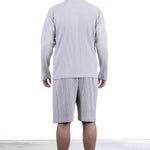 Homme Plissé Issey Miyake Herren Blouson mit Reißverschluss Grau
