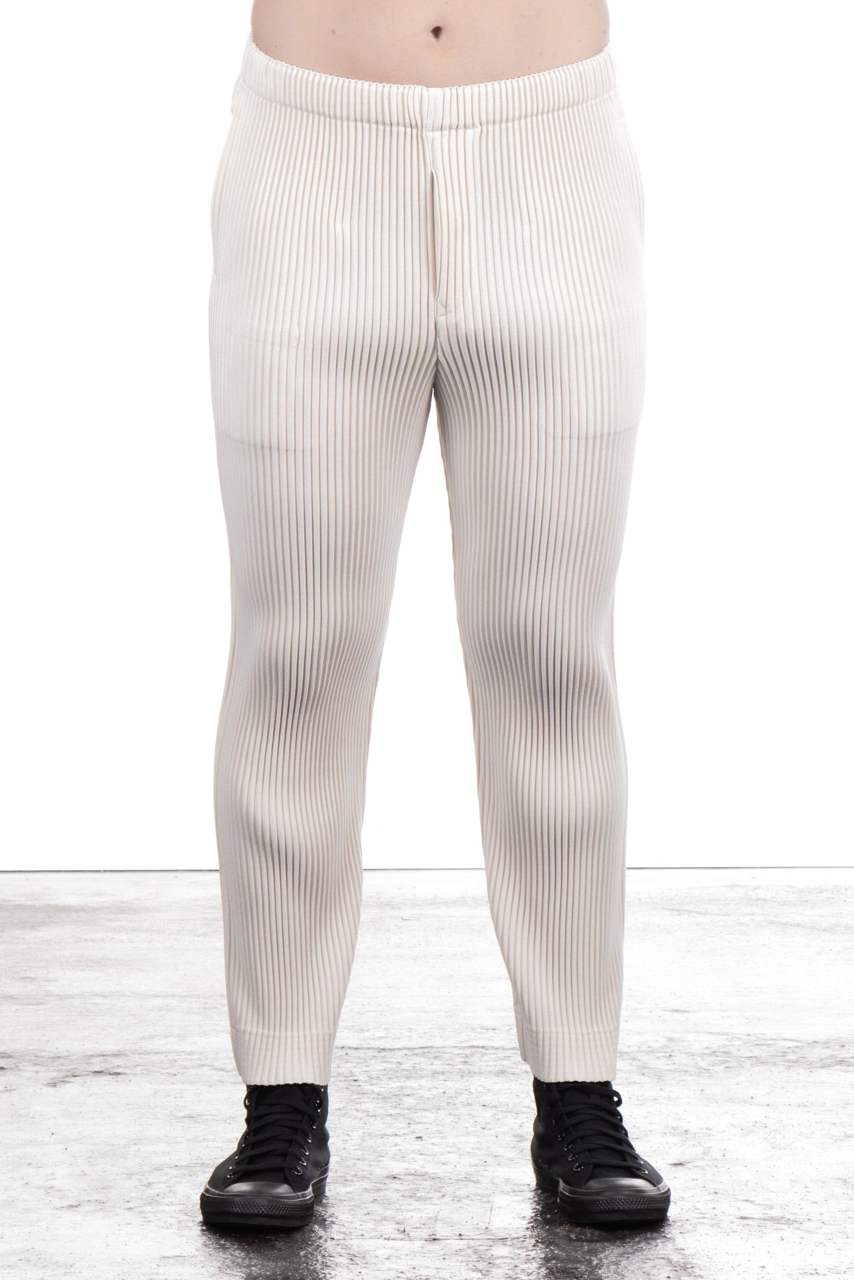 Homme Plissé Issey Miyake Herren Hose beige