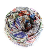 Faliero Sarti Tuch  'STAMPS'  mehrfarbig