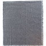 Faliero Sarti Gestrickter Schal 'Paolo' aus Kaschmir-Mix schwarz weiss
