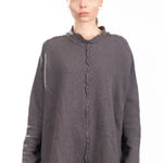 Rundholz DIP Damen Stricktunika  grau cedar