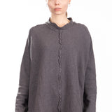 Rundholz DIP Damen Stricktunika  grau cedar