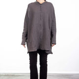 Rundholz DIP Damen Stricktunika  grau cedar