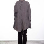 Rundholz DIP Damen Stricktunika  grau cedar
