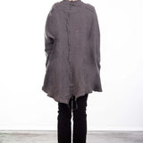Rundholz DIP Damen Stricktunika  grau cedar