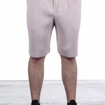 Homme Plissé Issey Miyake Herren Shorts Knielang Pastell Pink