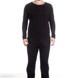 Alexej Ballach Herren Rundhals Shirt TUBE Longsleeve black