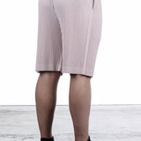 Homme Plissé Issey Miyake Herren Shorts Knielang Pastell Pink