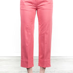 Nine In The Morning Damen Cropped Hose fuchsia