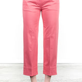 Nine In The Morning Damen Cropped Hose fuchsia