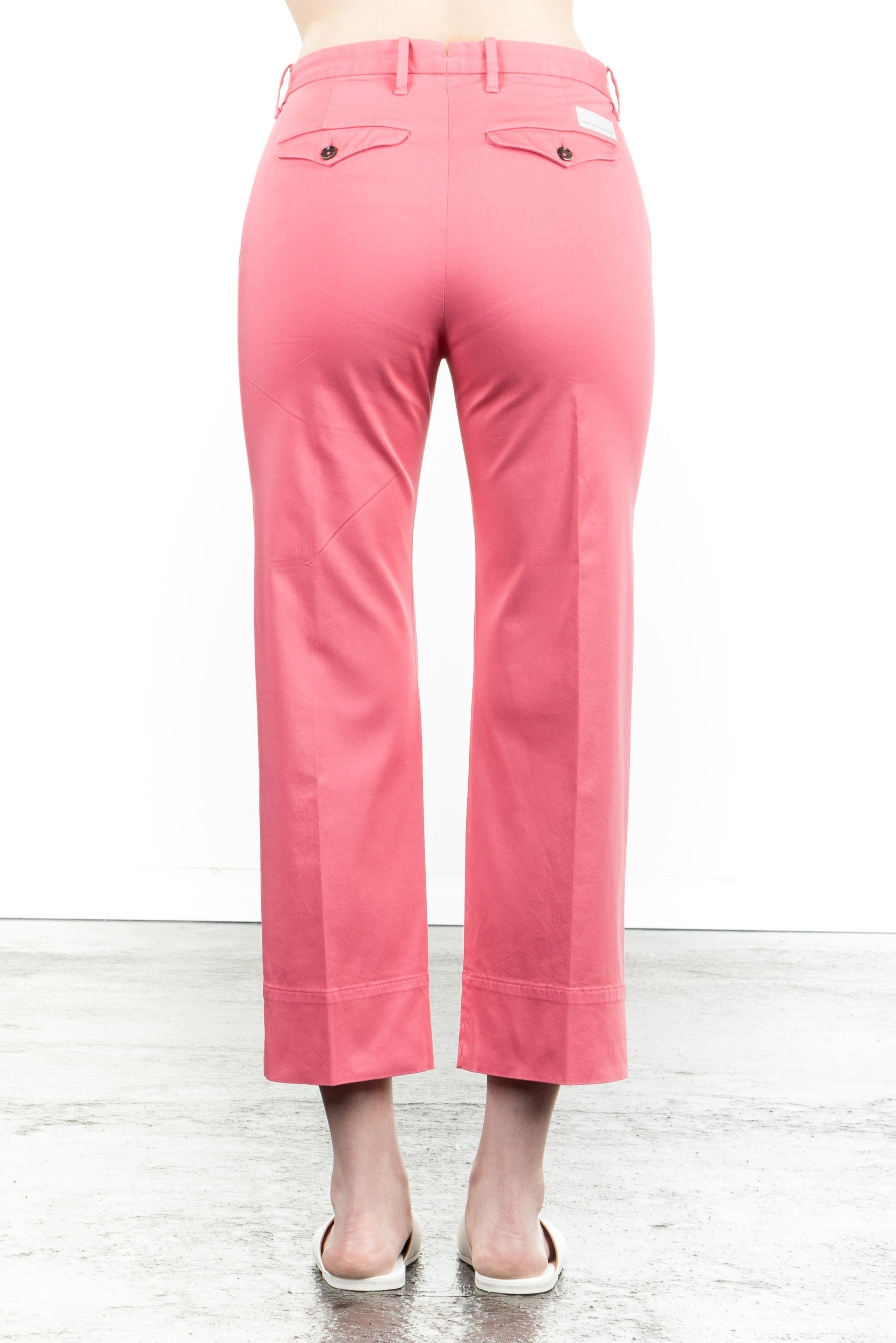 Nine In The Morning Damen Cropped Hose fuchsia