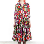 SAMANTHA SUNG Damen Kleid ASTER mit Fruit Print