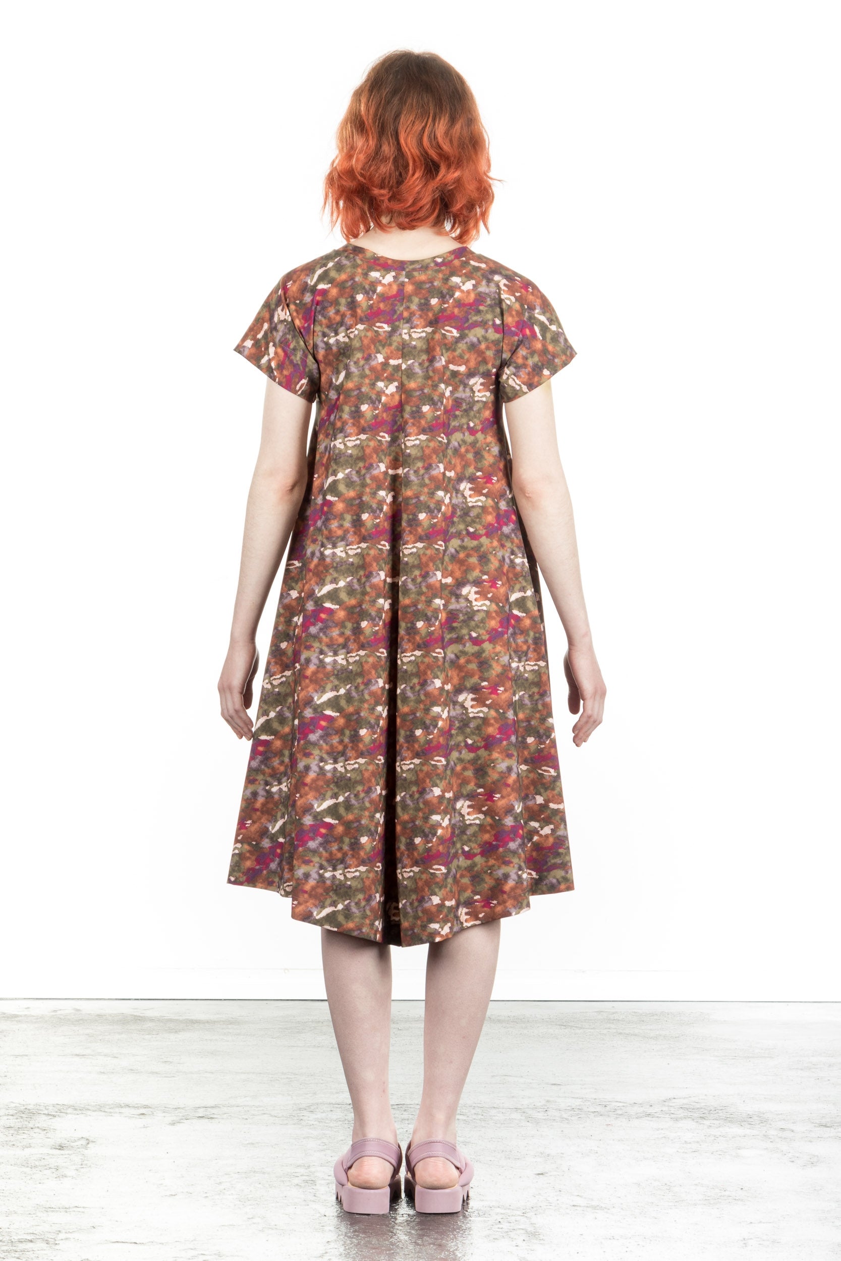 Schella Kann 2 Damen Kleid ausgestellt multicolor