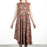 Schella Kann 2 Damen Empire Kleid ausgestellt multicolor Art