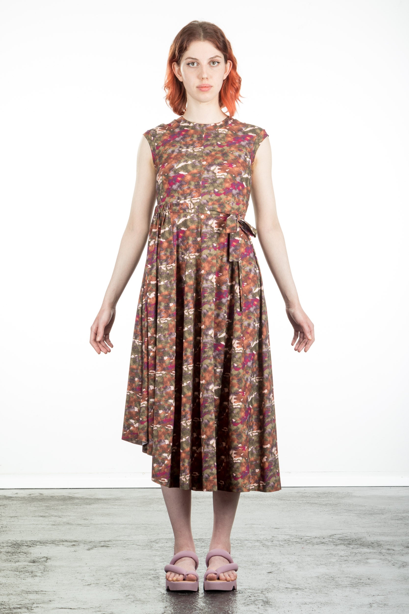 Schella Kann 2 Damen Empire Kleid ausgestellt multicolor Art