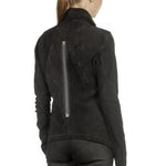 Isaac Sellam Damen Leder Jacke schwarz
