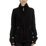 Isaac Sellam Damen Leder Jacke schwarz