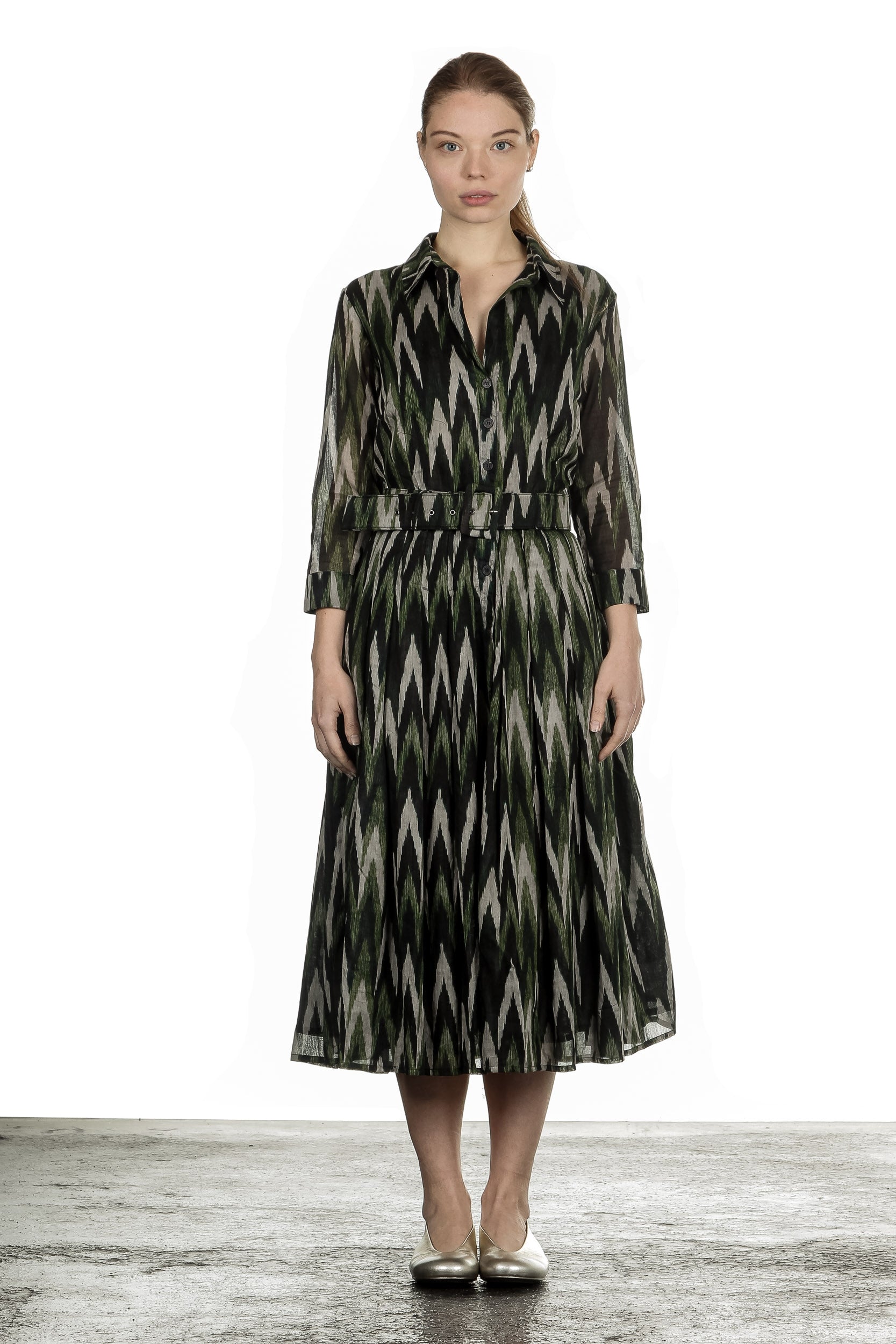 SAMANTHA SUNG Damen 'AUDREY' Kleid mit Print