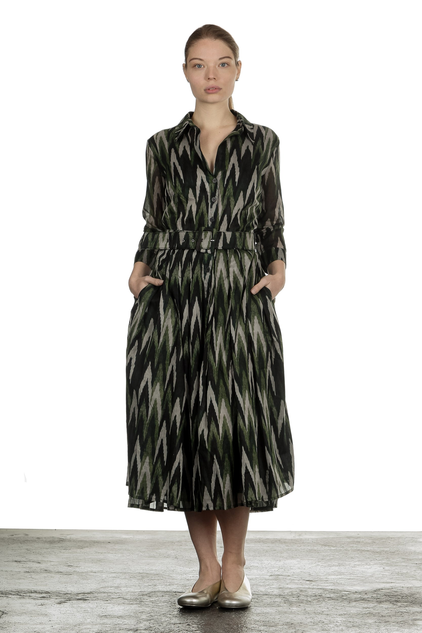SAMANTHA SUNG Damen 'AUDREY' Kleid mit Print