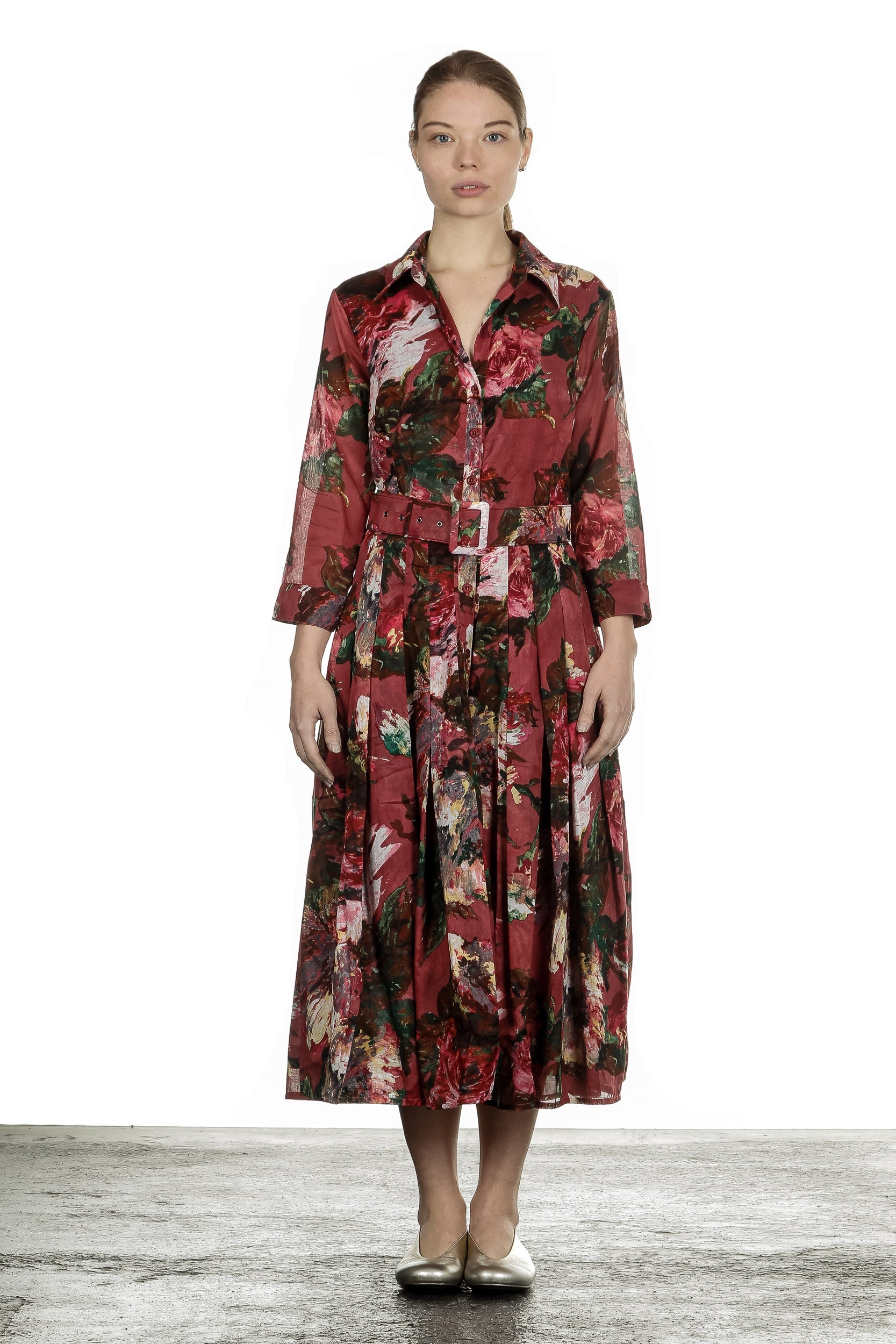 SAMANTHA SUNG Damen 'AUDREY' Kleid mit Print