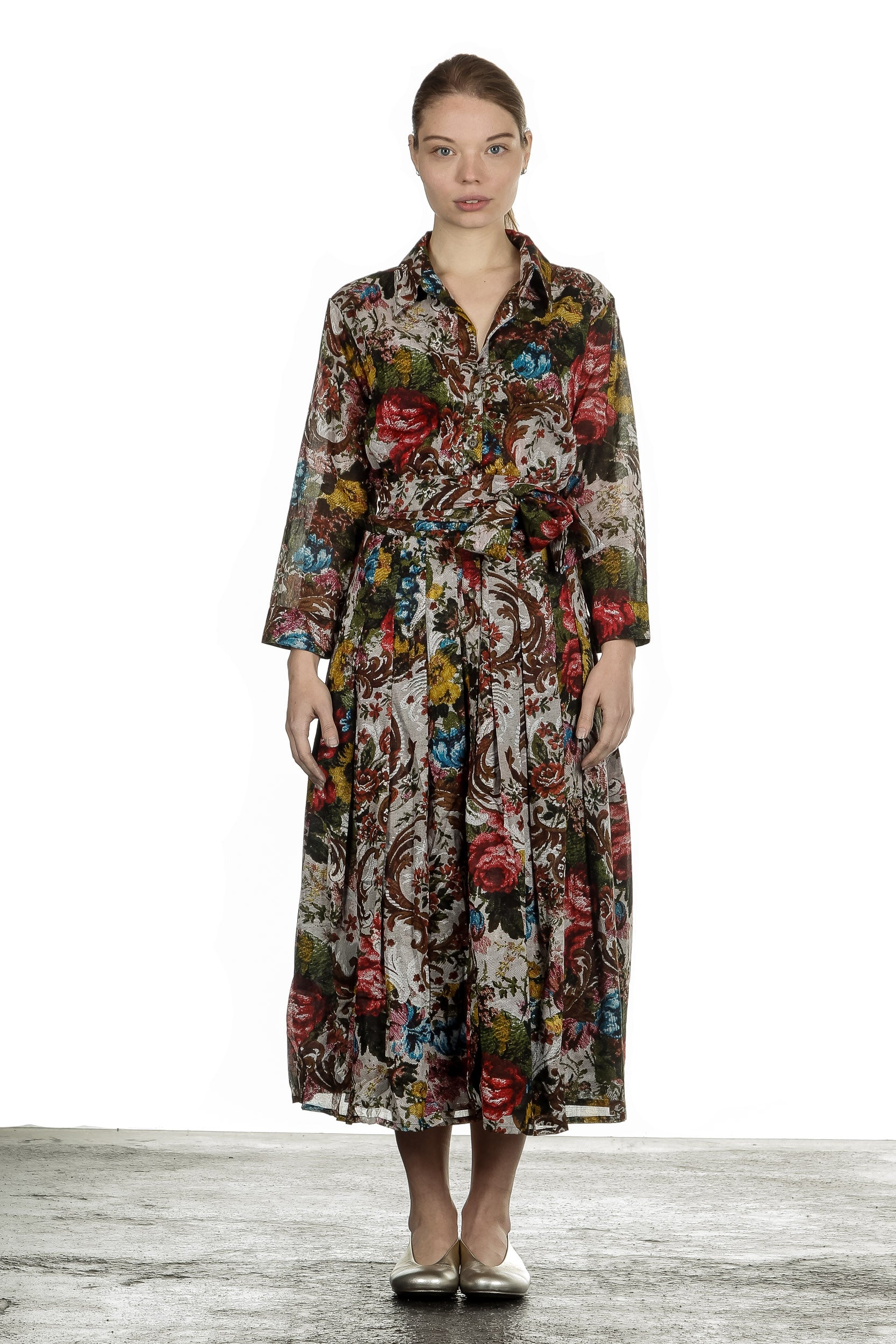 SAMANTHA SUNG Damen 'AUDREY' Kleid mit Print