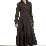Katharina Hovman Damen Wickelbluse khaki