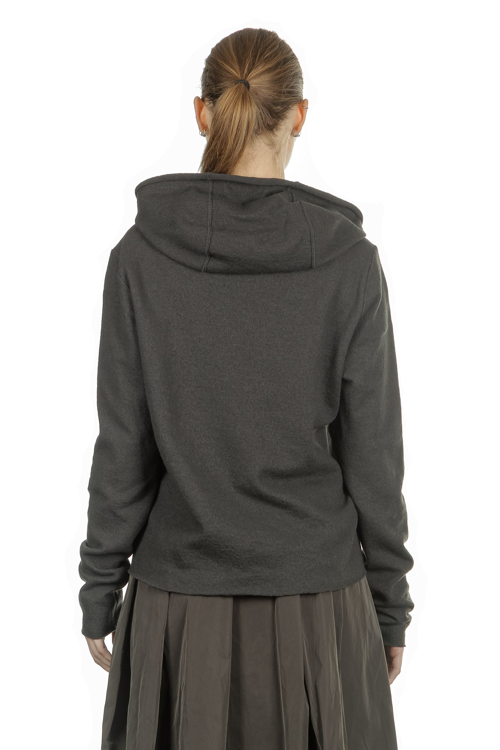Katharina Hovman Damen Pullover oversized khaki