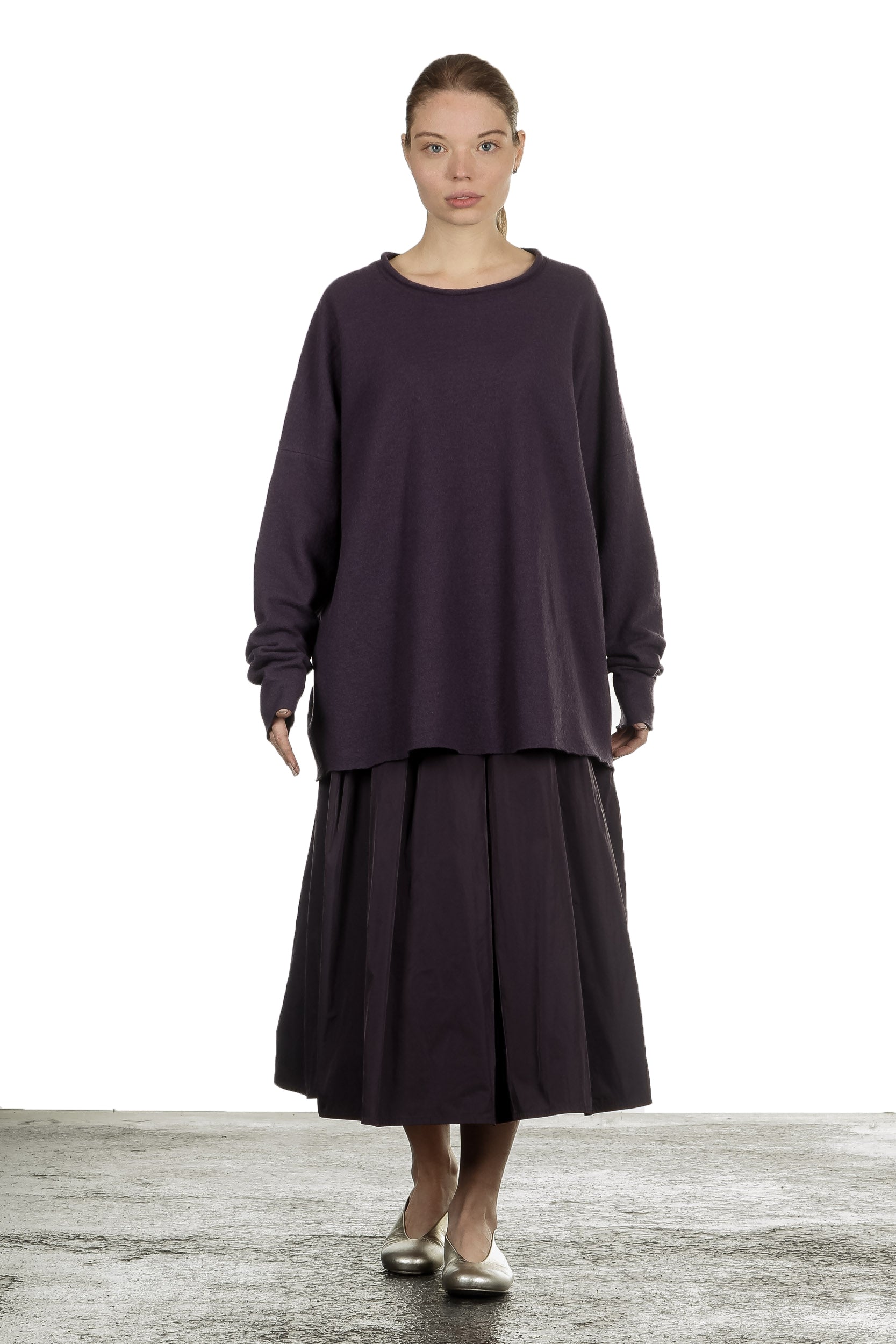 Katharina Hovman Damen Rock violett