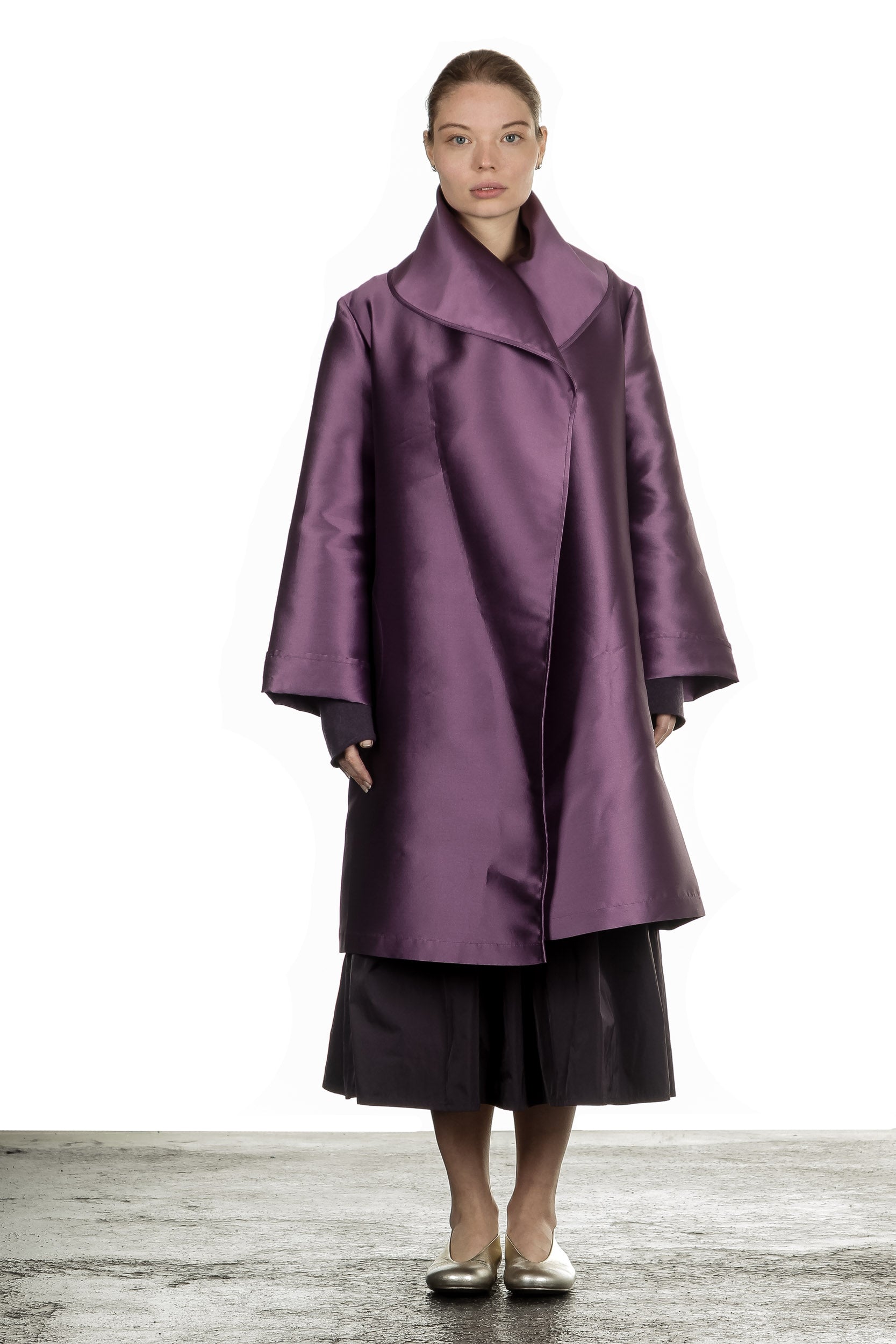 Katharina Hovman Damen Cape violett