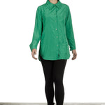 Katharina Hovman Damen Bluse grün