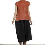 Pleats Please Issey Miyake Plissee Top kupfer