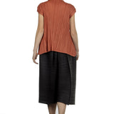 Pleats Please Issey Miyake Plissee Top kupfer