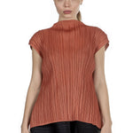 Pleats Please Issey Miyake Plissee Top kupfer