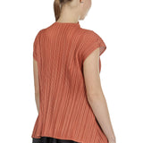 Pleats Please Issey Miyake Plissee Top kupfer