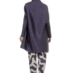 Issey Miyake Plissee Hose blau weiß