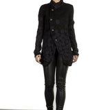 Y's Yohji Yamamoto Damen Avantgarde Strickjacke schwarz