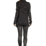 Y's Yohji Yamamoto Damen Avantgarde Strickjacke schwarz