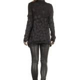 Y's Yohji Yamamoto Damen Avantgarde Strickjacke schwarz