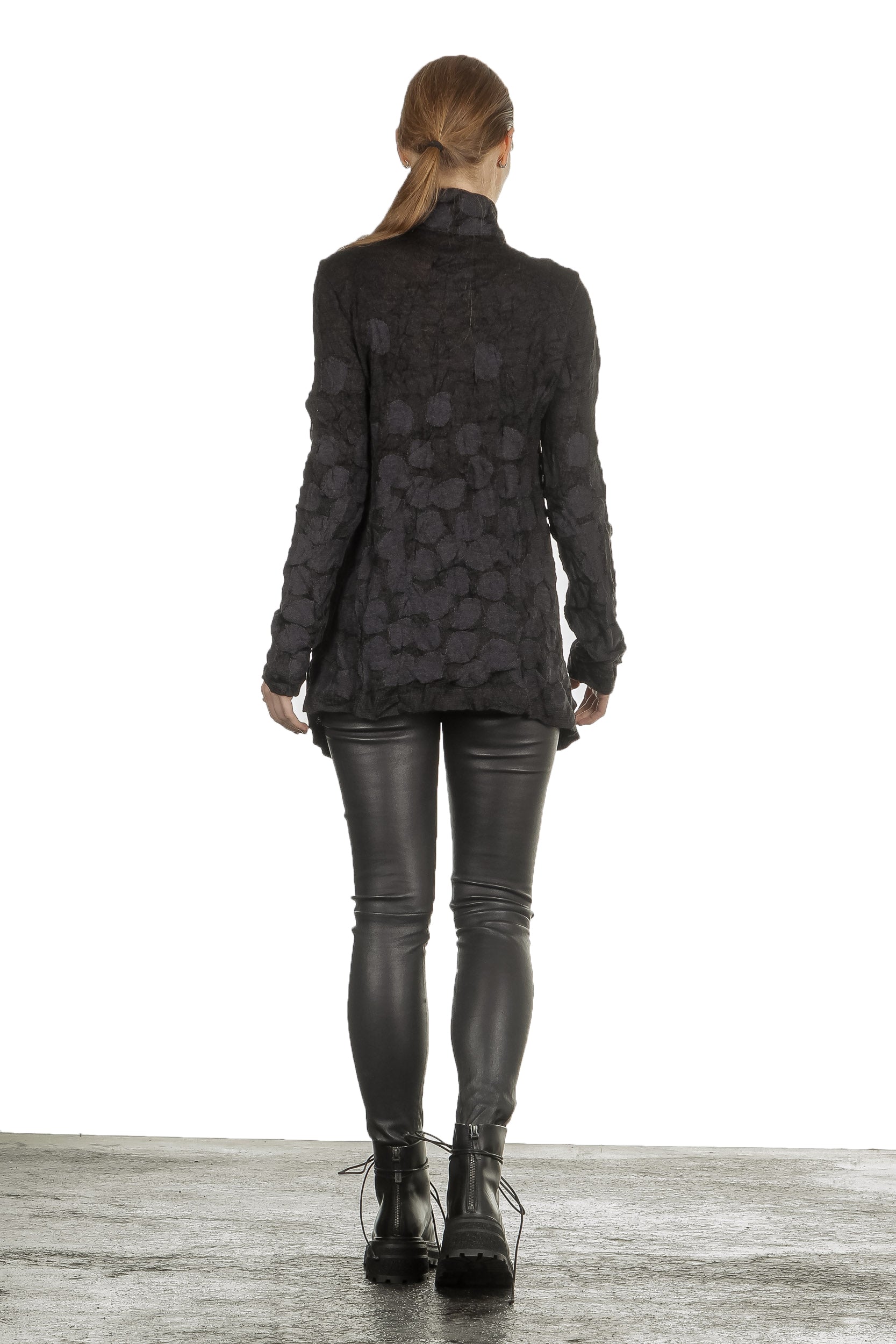 Y's Yohji Yamamoto Damen Avantgarde Strickjacke schwarz